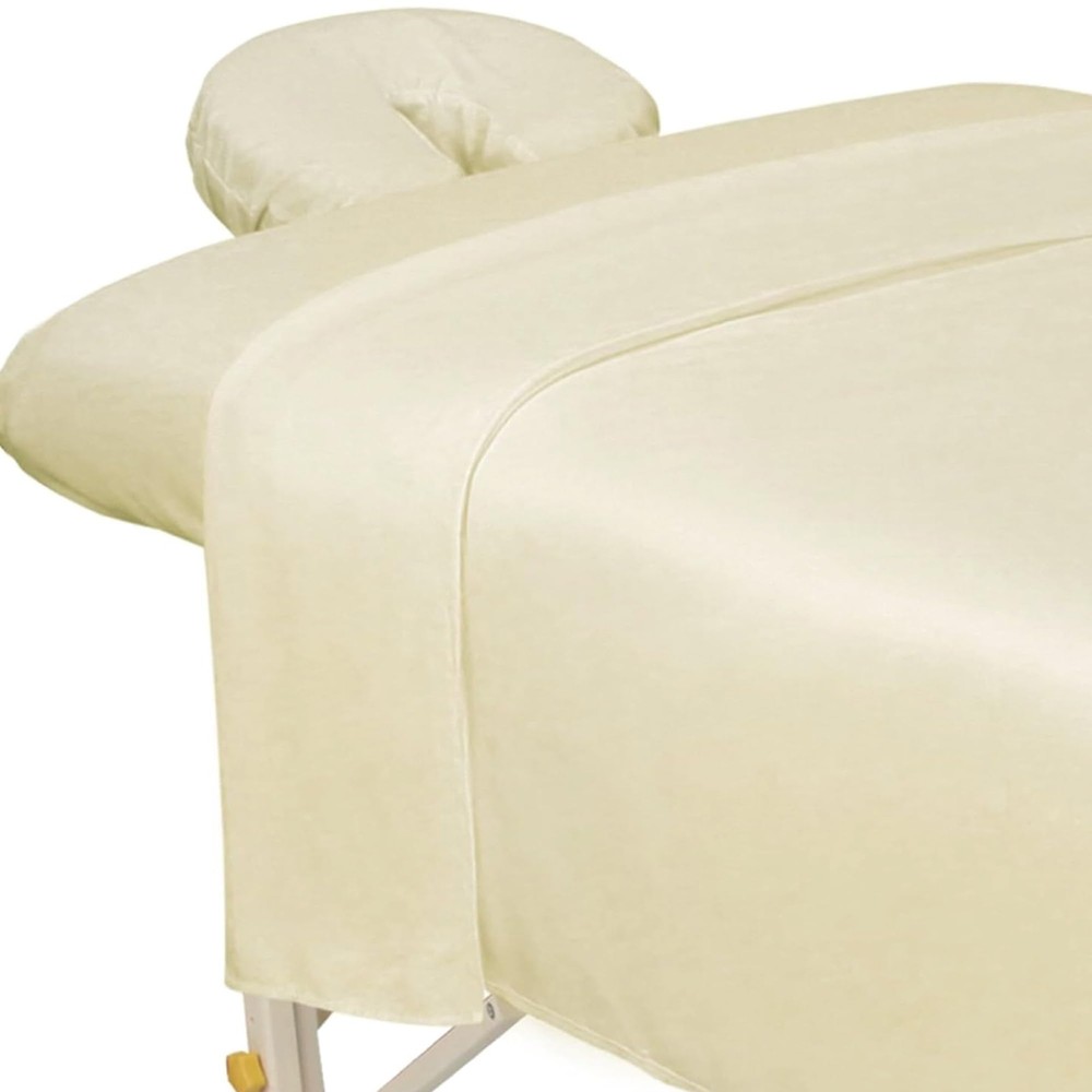 ForPro Professional Collection Premium Microfiber Massage Table, Natural