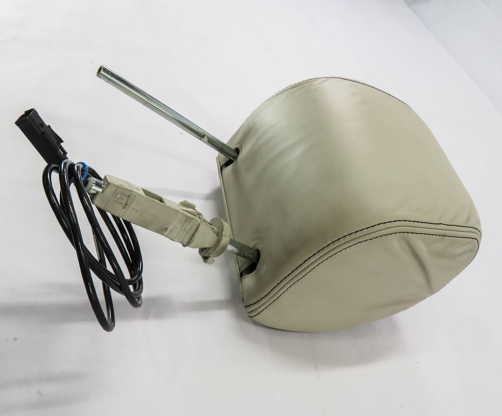 2006-2012 RANGE ROVER SPORT (L320) LEFT FRONT DRIVER HEADREST w/ SCREEN (IVORY)