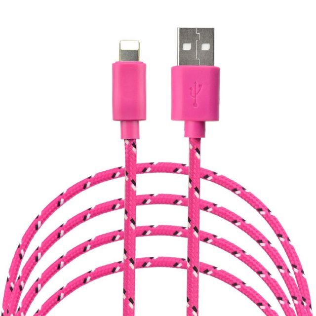 3FT Fabric Braided Charger Cable USB Data Sync FOR apple iPhone X 8 7 6 plus 5s