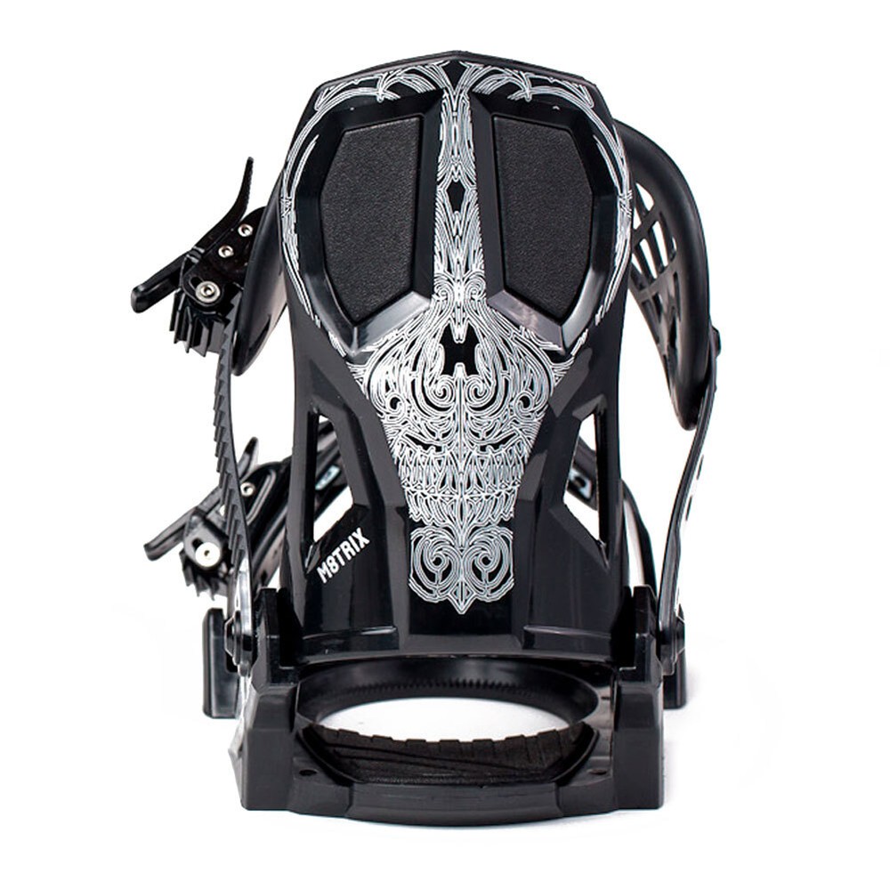 MATRIX PH-03 All-Mountain Adjustable Black Snowboard Bindings, Size: S/M (PH-03)