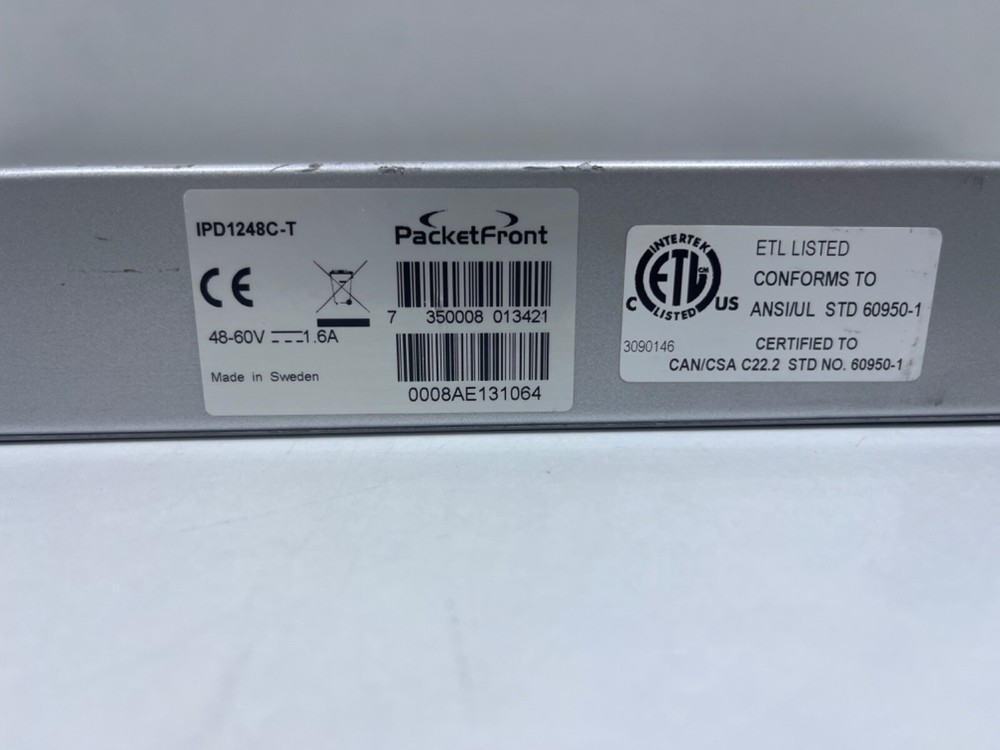 PacketFront IPD1248C-T switch