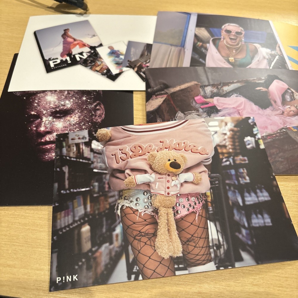 Pink Vip Merch Memorabilia Trustfall Limited Edition Post Cards
