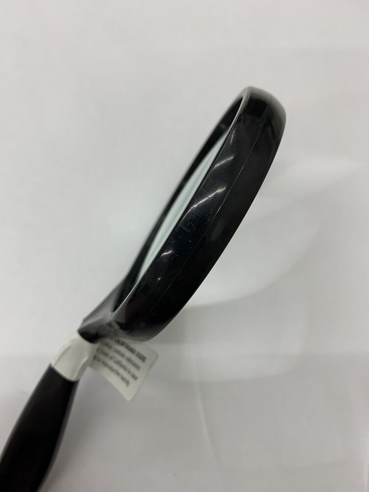 3x - 3" Curved Handled Glass Magnifier
