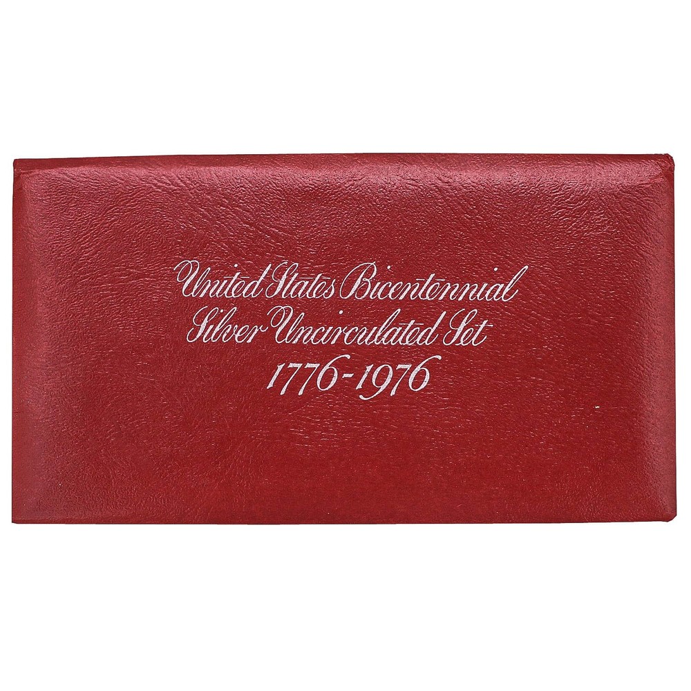 1976 S Bicentennial Red Pack 40% Silver Set 3 BU Coins