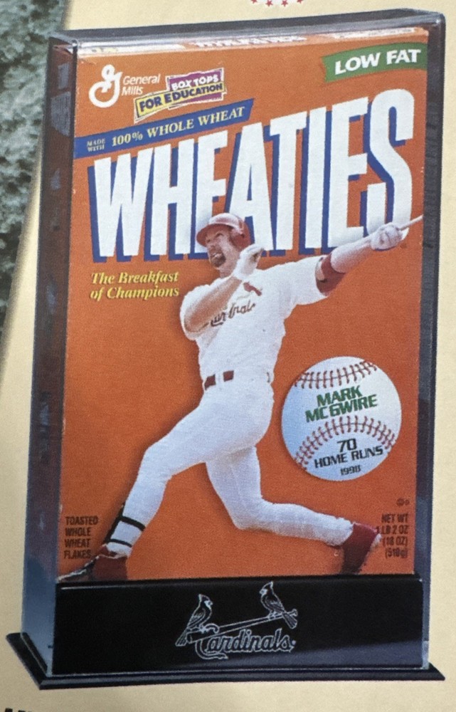 Acrylic Cereal Box Display Case 12 Oz