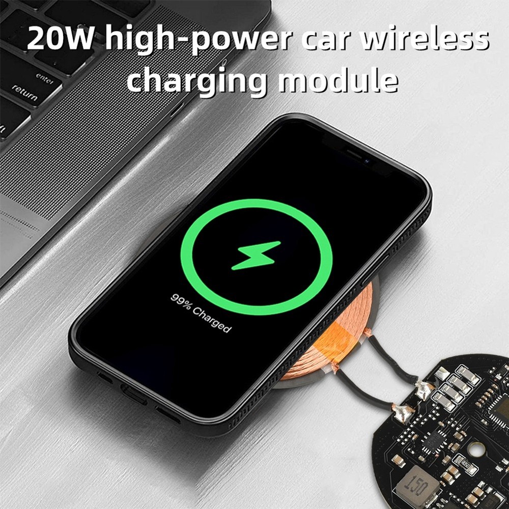 20W Wireless Charging Transmitter Module, 12V/24V, Type C, Fast Charging Board, 4352