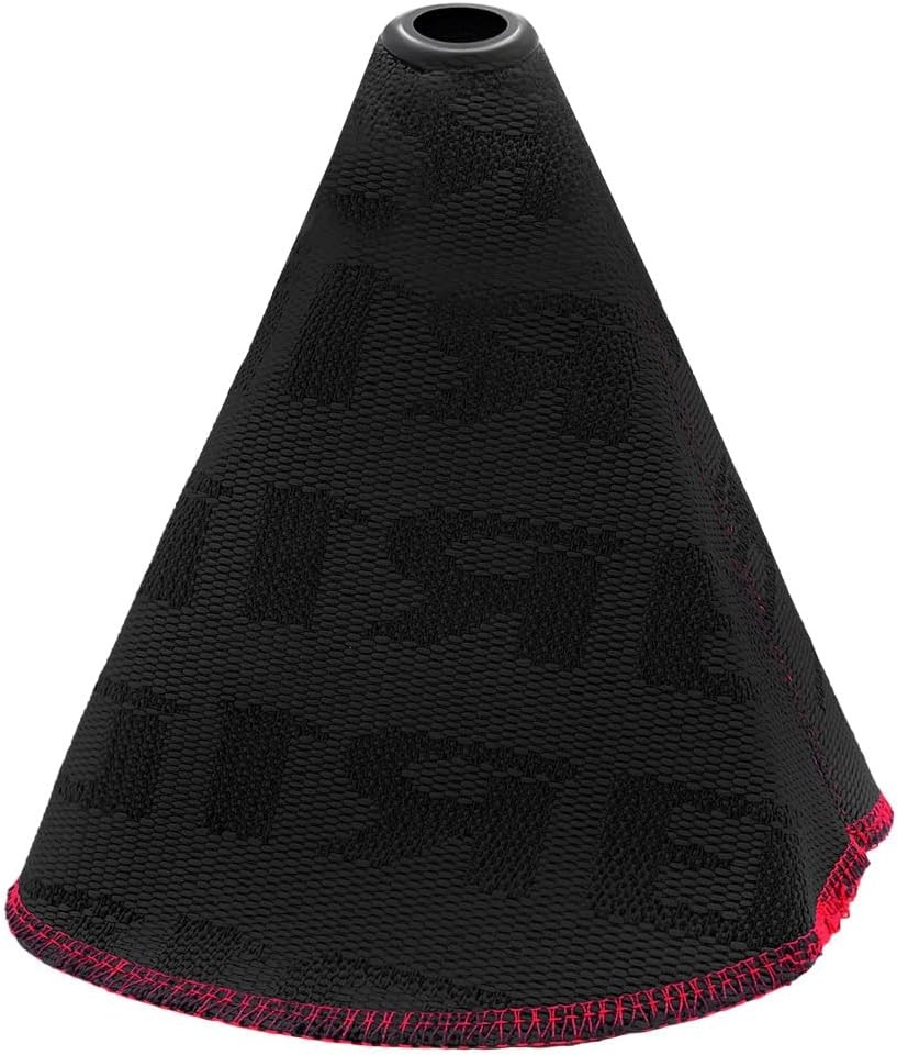 Car Shift Boot Cover, Waterproof Canvas Fabric Manual Automatic Shift Black
