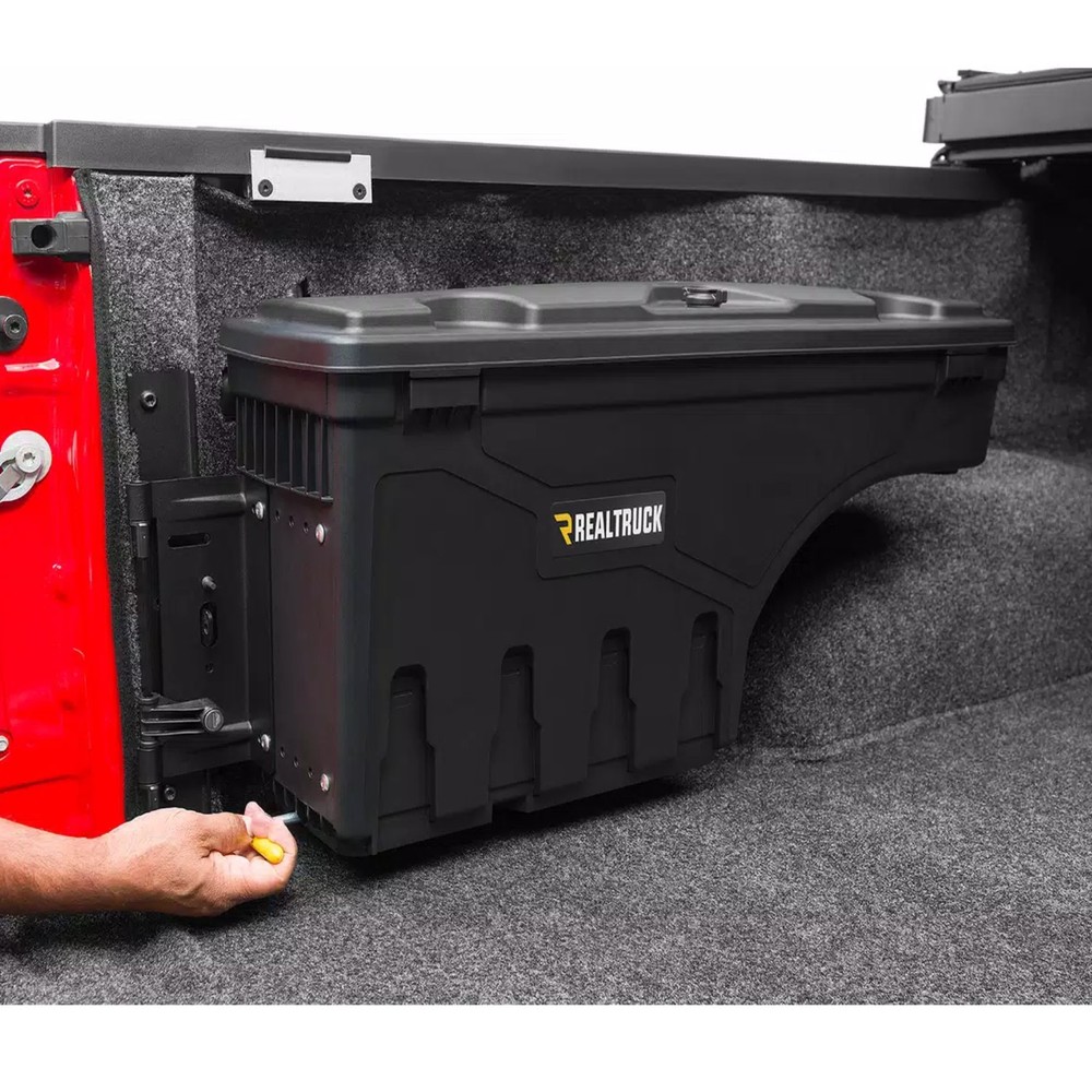 UnderCover Swing Case Left/Right Bed Toolbox for Silverado Sierra 2500HD 3500HD