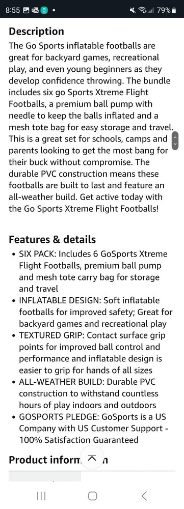 Xtreme Flight Footballs 5 Pack