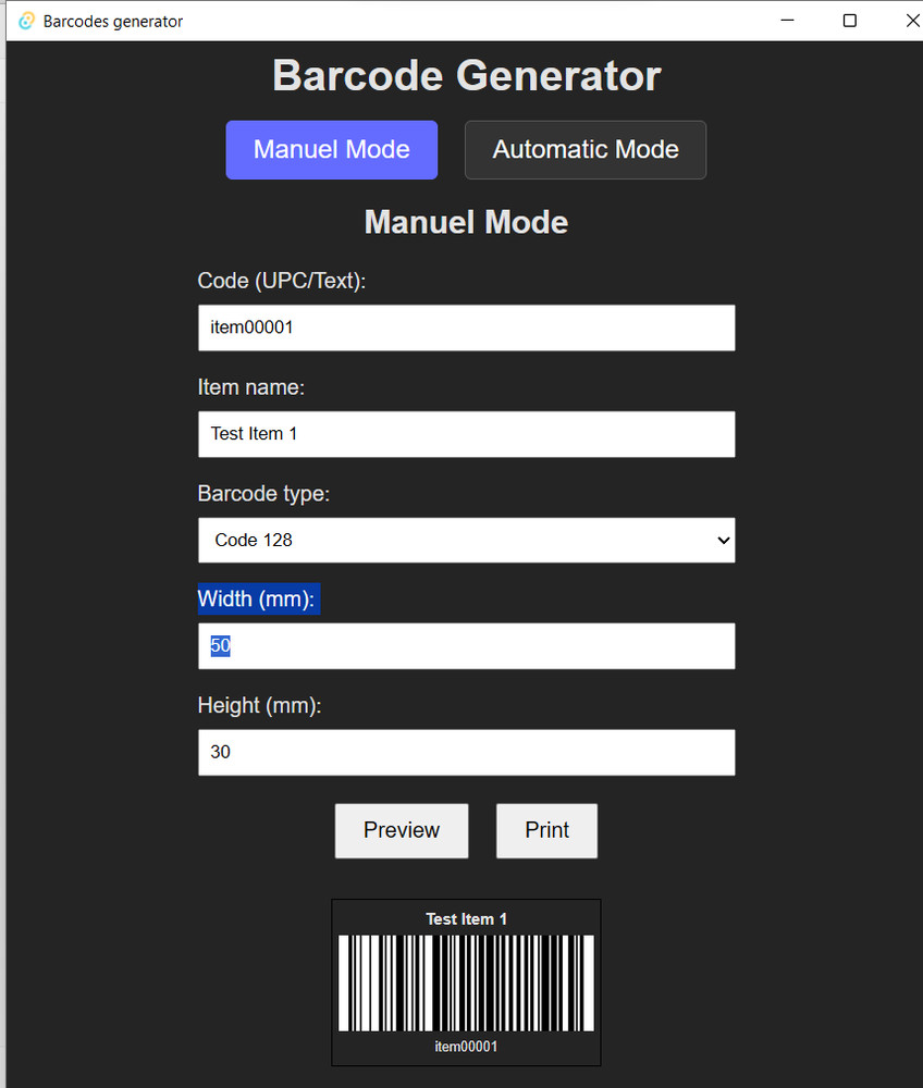 Professional Barcode Label Generator and printing Software . Windows, MacOS