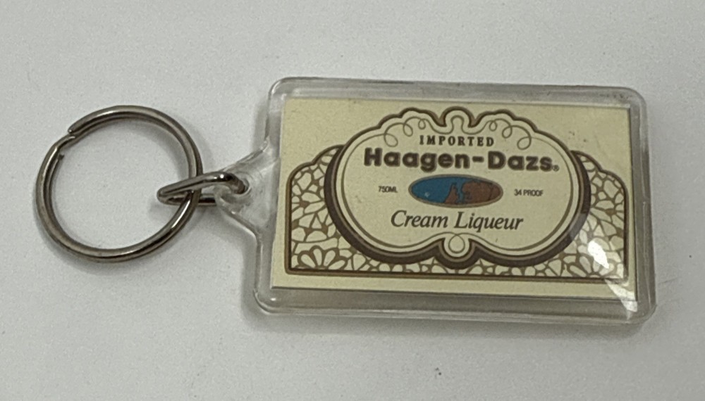 Imported Haagen-Dazs Cream Liqueur Keychain