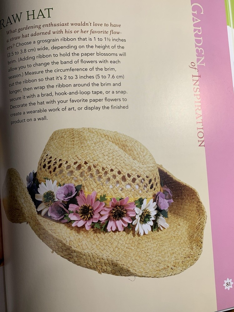 Paper Bouquet Making 3 Dimensional Flowers Book