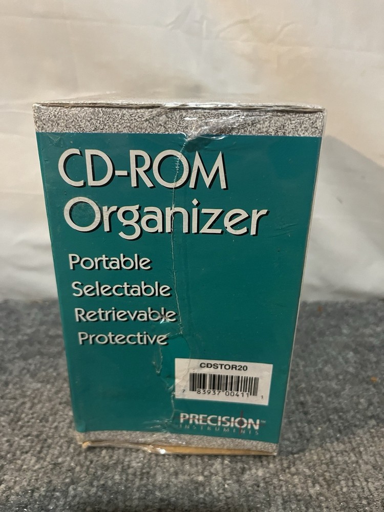 CD ROM Organizer 20 CD Capacity New Sealed