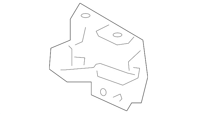 Genuine Mitsubishi Headlamp Bracket MN186535