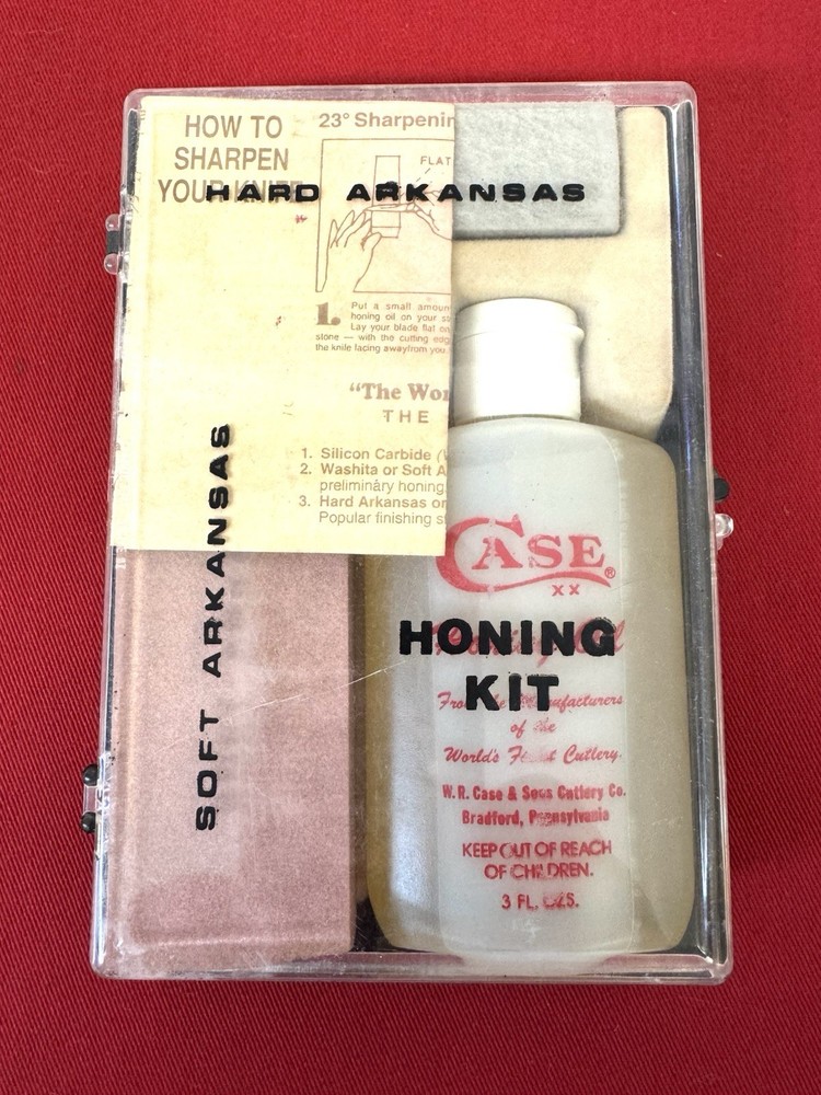 Case Knife Honing / Sharpening Arkansas Stone Kit
