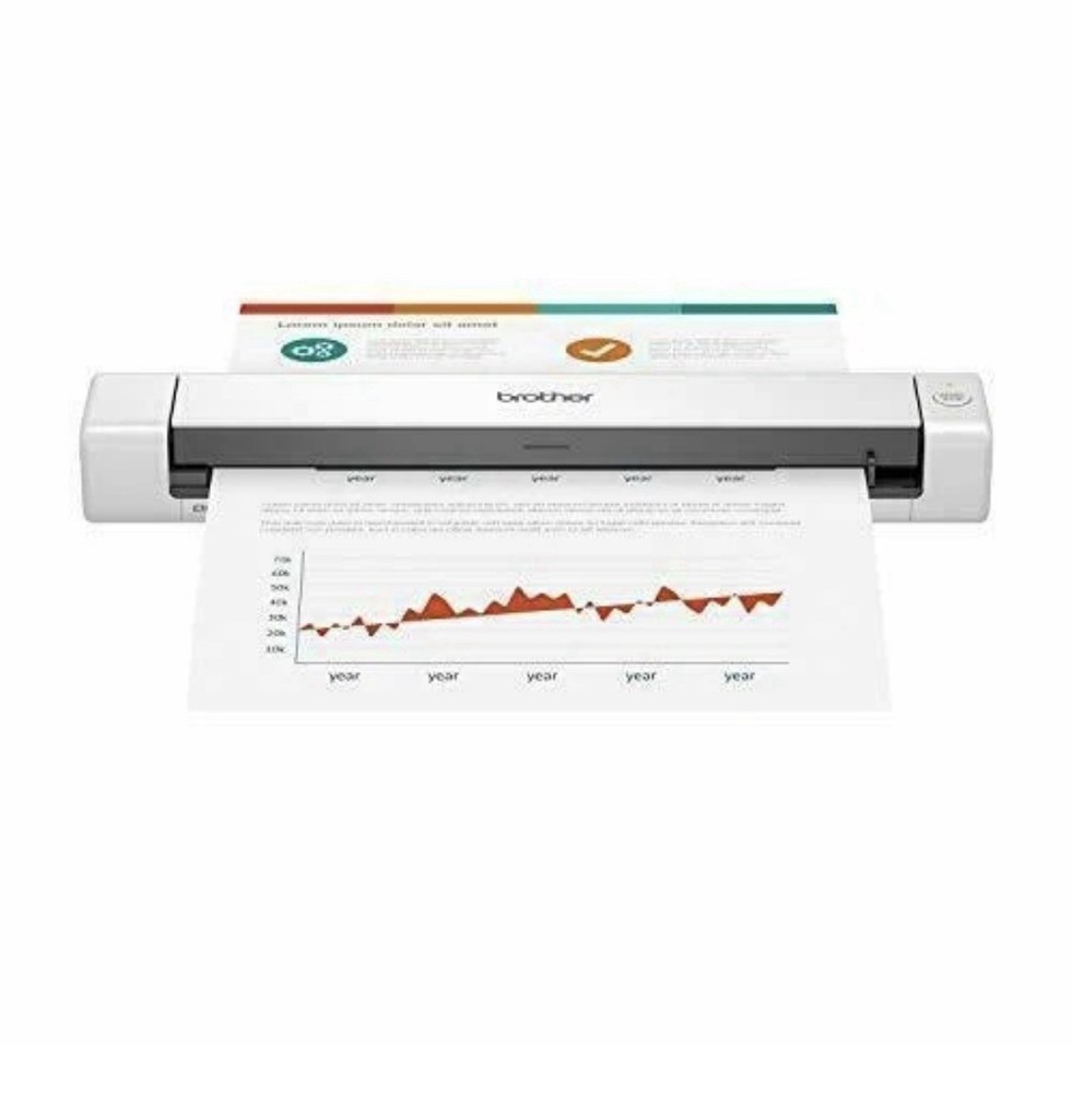 Brother DS-640 Compact Mobile Document Scanner - White