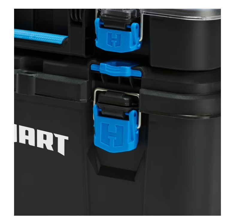 HART Stack System, Mobile Tool Storage and Organization, Black Blue