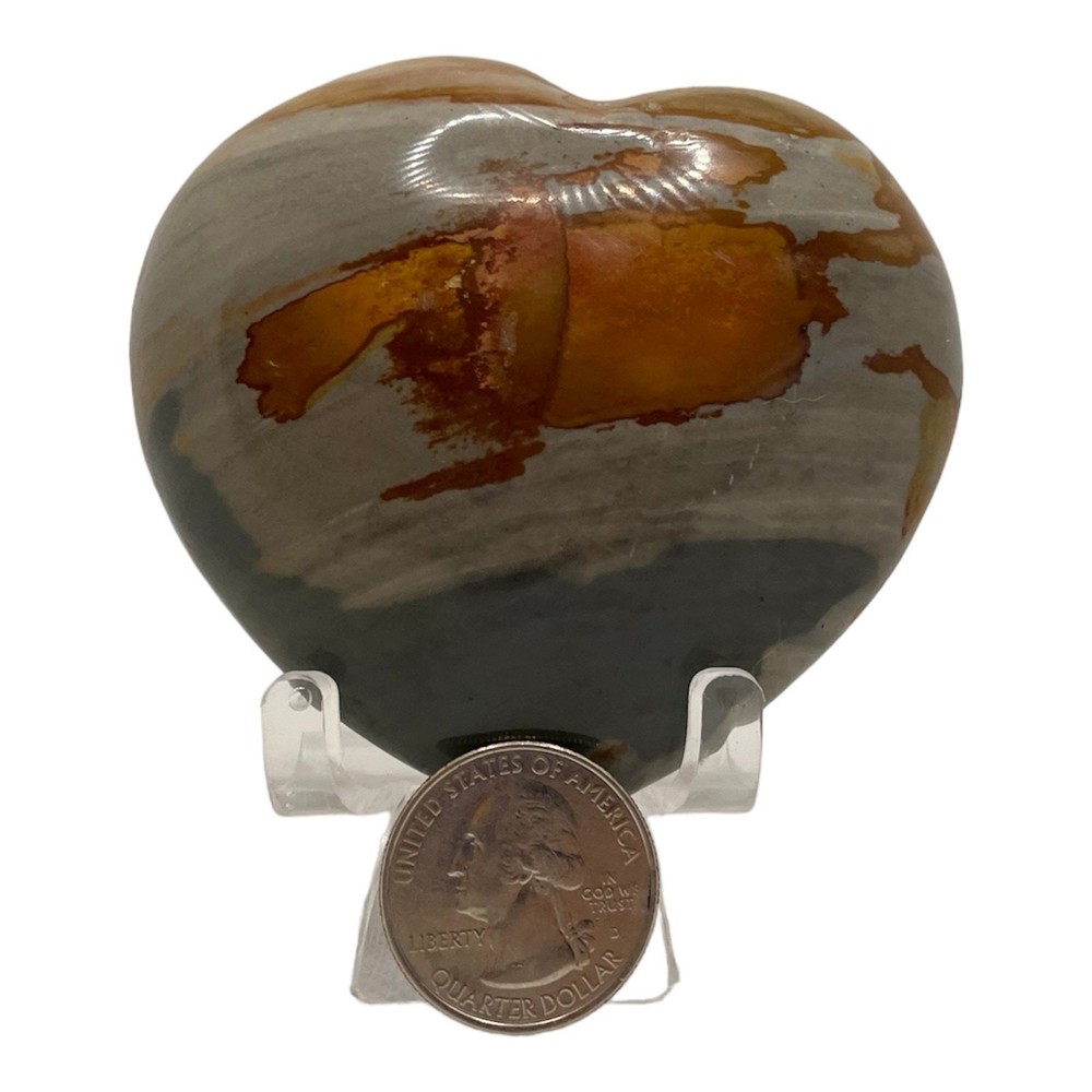 Polychrome Jasper Heart