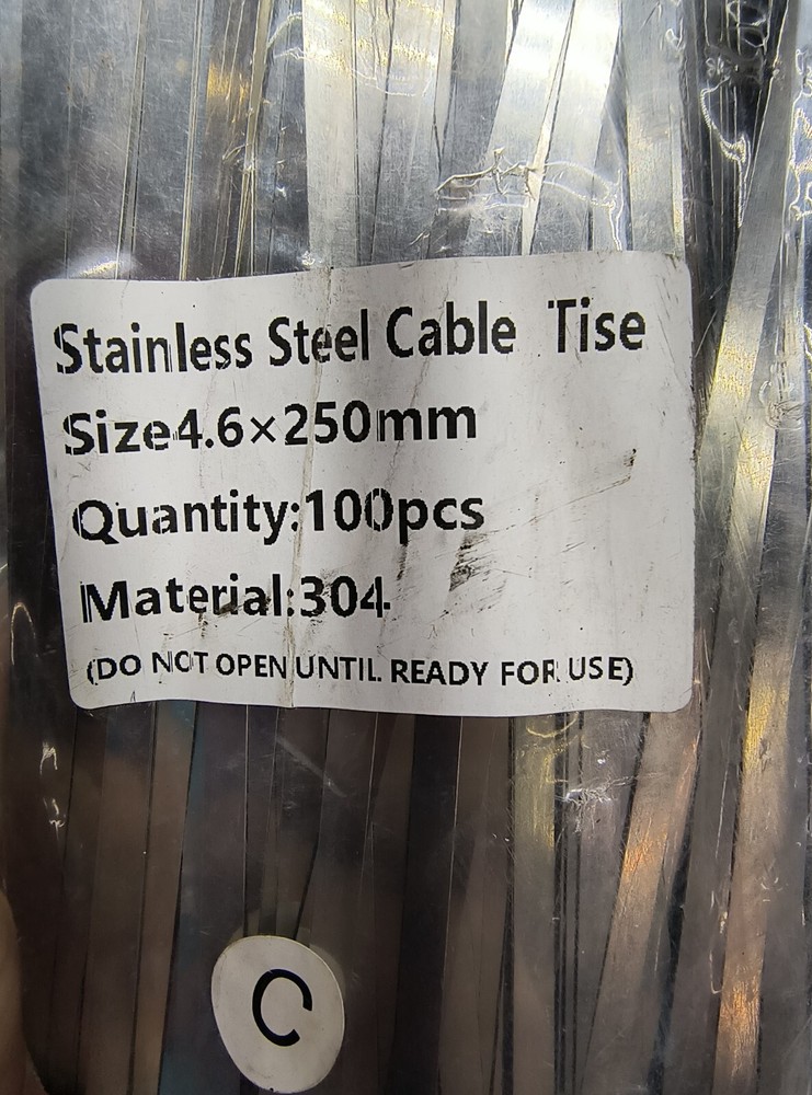 Aprox 100 304 Stainless Steel Cable Ties