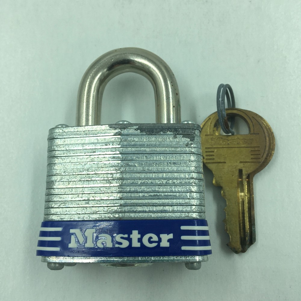 Master Lock #3KA-1220 AST 2-1/2"MAX Secure Padlock by Master Lock Co NIB