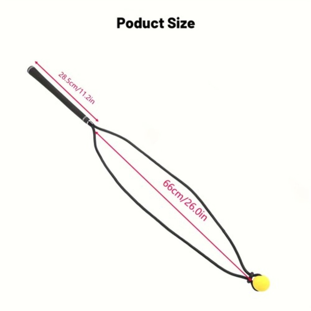 Golf Swing Practice Rope Trainer Equipment Improve Rhythm Lagging