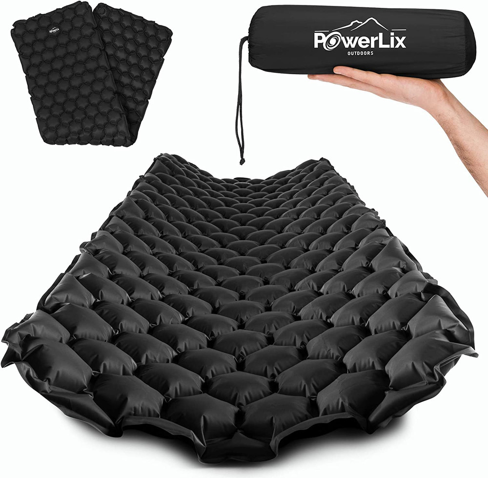 Ultralight Sleeping Pad for Camping with Inflating Bag– Compact Lightweight Camp