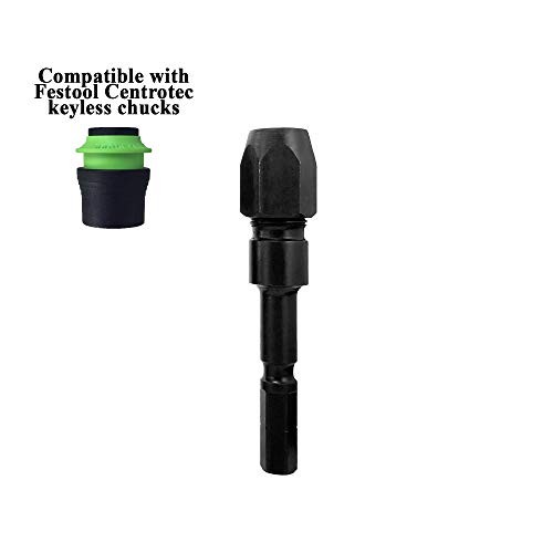 Tools Drill Bit Adapter, Compatible with Festool Centrotec Chucks 1/4 Inch