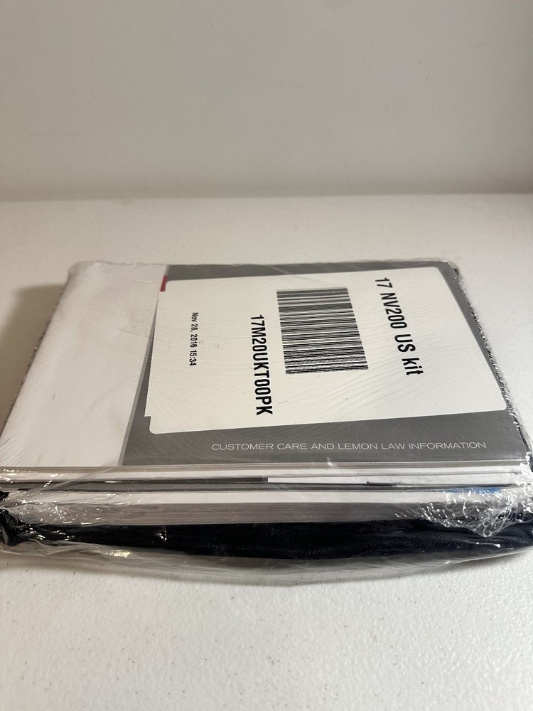2017 NV200 Owners Manual Set