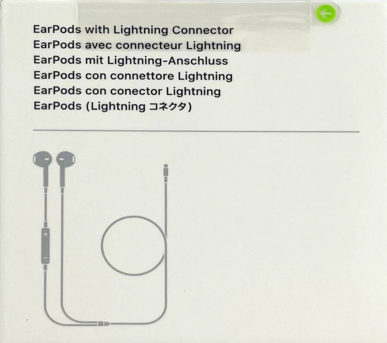 Apple Wired EarPods Lightning Connector Volume Control Headphone Headset