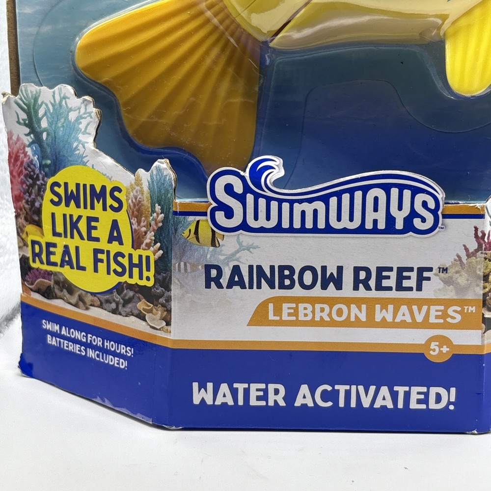 SwimWays Rainbow Reef Fish “Lebron Waves” Floating Bath Pool Toy NEW