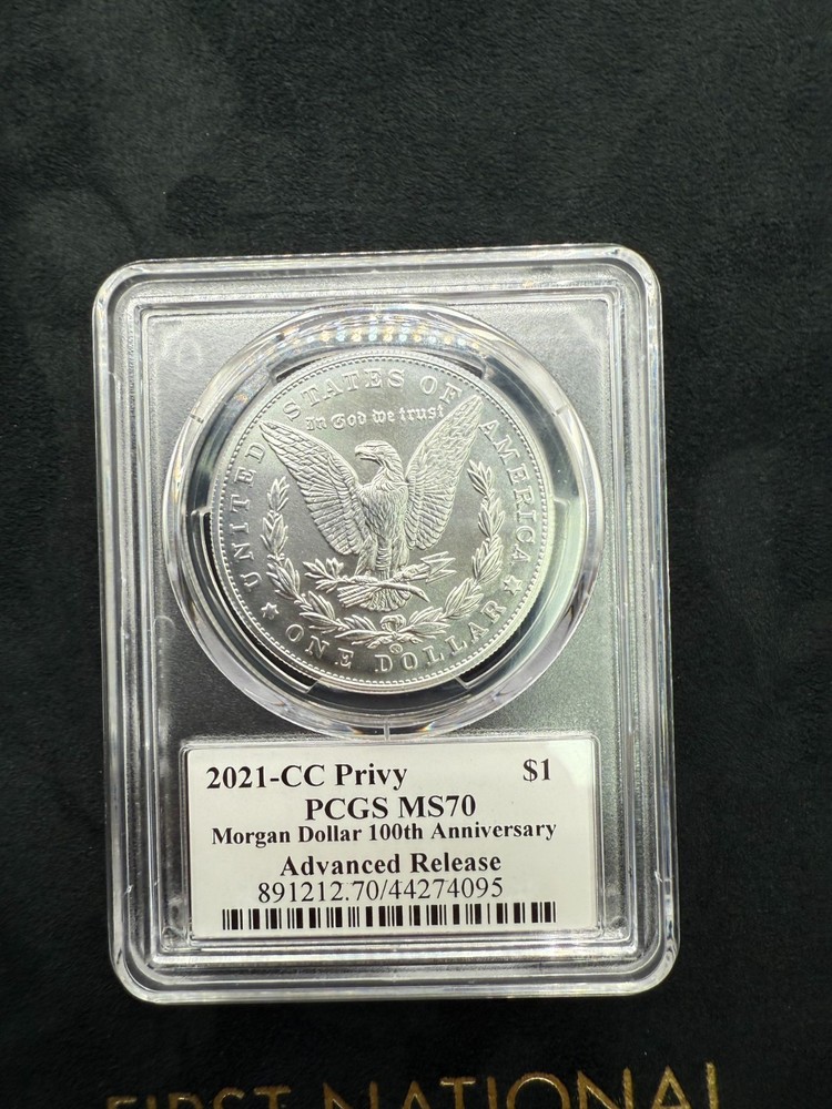 2021 CC Morgan Silver Dollar PCGS MS7 100th Anniversary Advanced Release