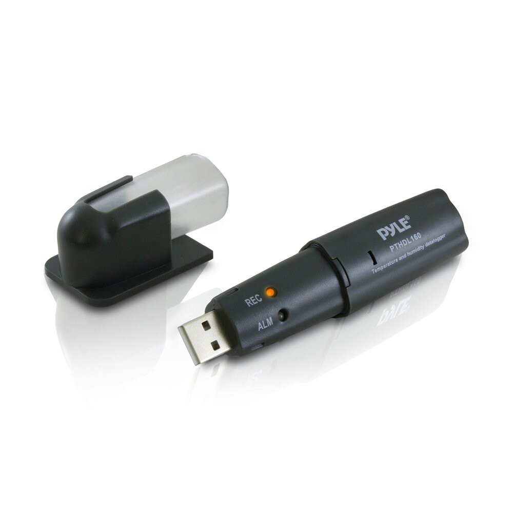 Pyle Digital Thermometer/Hygrometer USB Data Collector Temperature