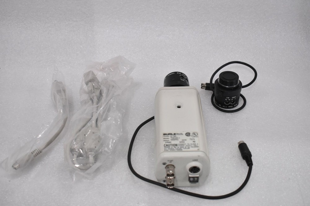 PHILIPS BURLE SECURITY CAMERA TC652EA 24VDC 60Hz 4W W/REPLACEMENT LENS & CABLES