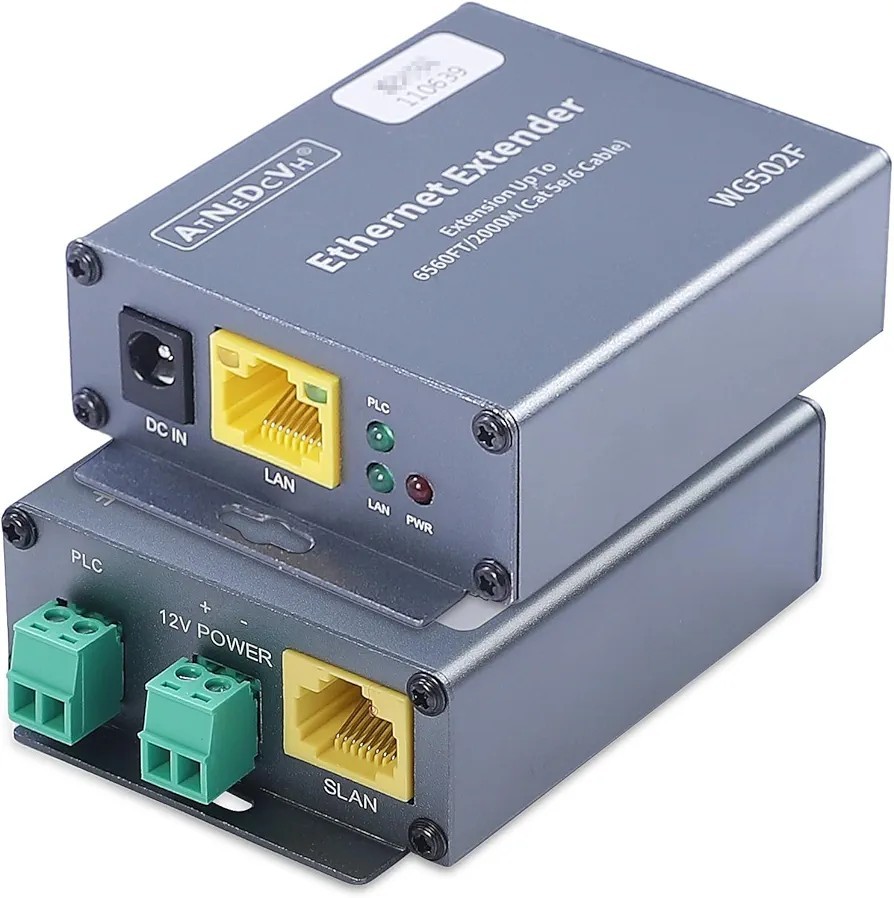 Ethernet Range Extender Repeater Kit, Ethernet LAN Range Extension Distance