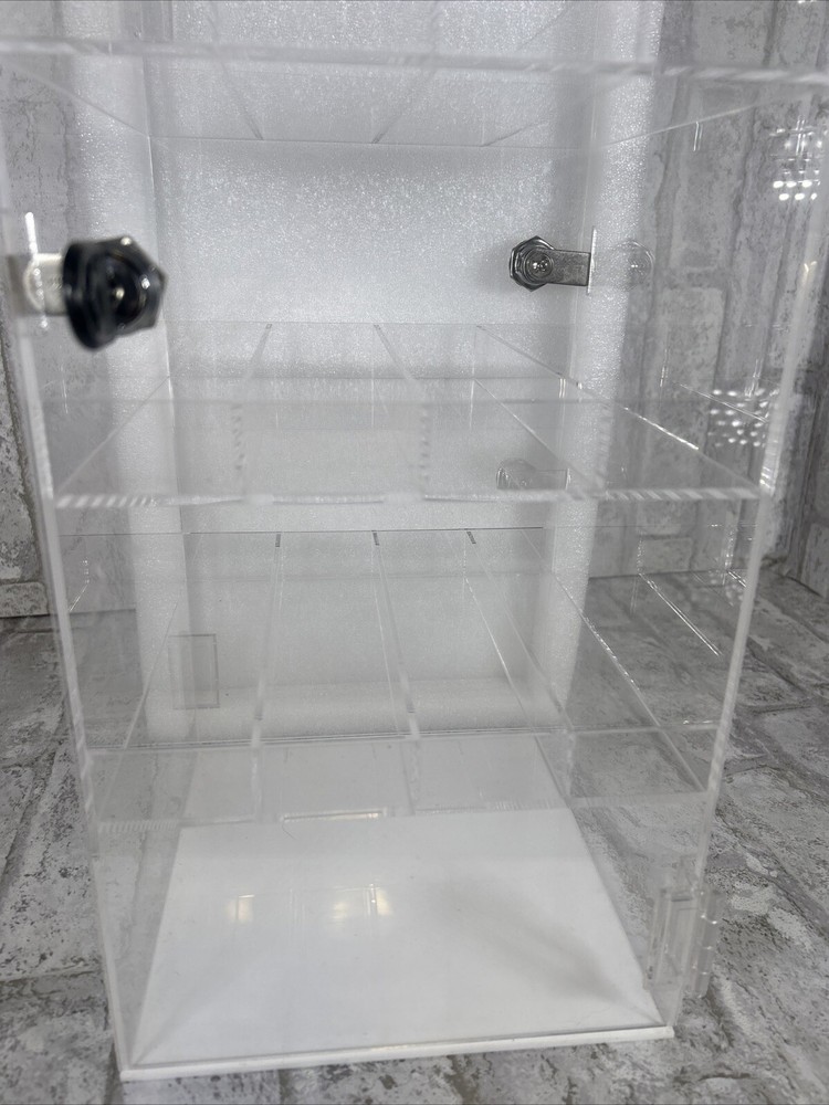 Clear 4 Shelf Acrylic Display Case
