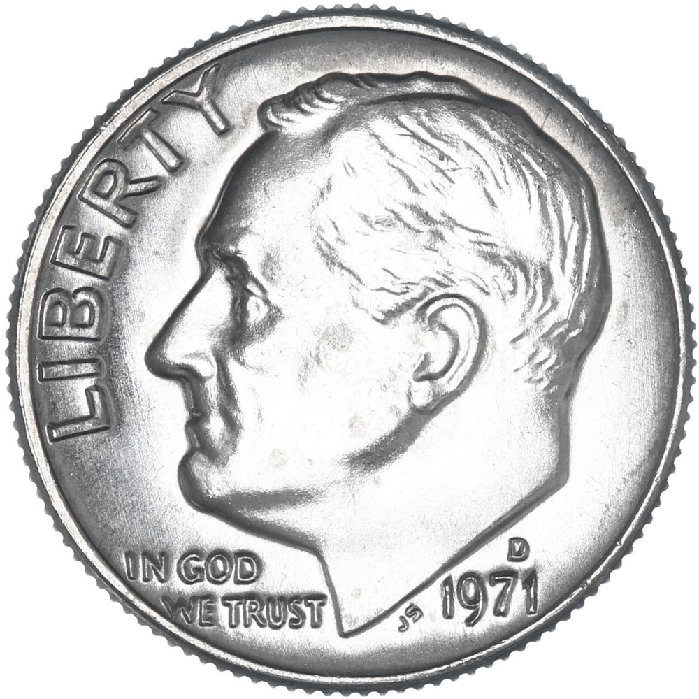 1971 D Roosevelt Dime BU US Coin