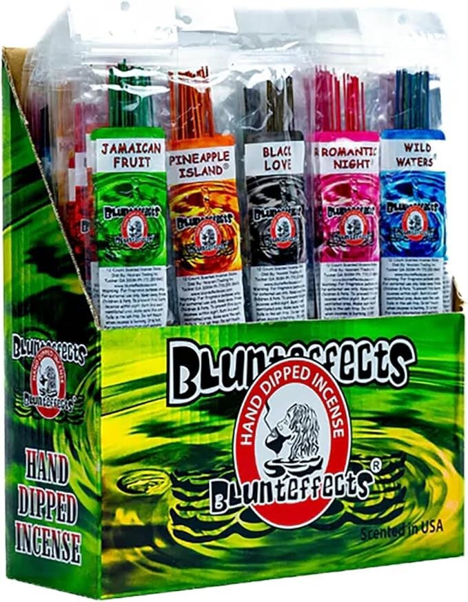 20x Assorted Scents Blunt Effects Incense 20 PACKS 11" stick - 12 sticks /pack