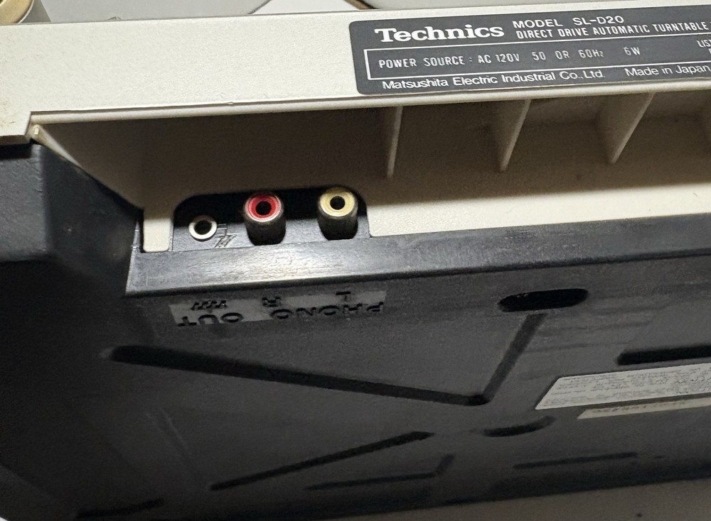 Technics SL-D20 Direct Drive Automatic Turntable System, Not Tested
