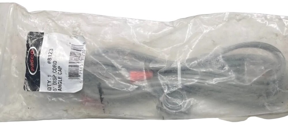 Pasco 8123 5' Disposer Cord Angle Cap