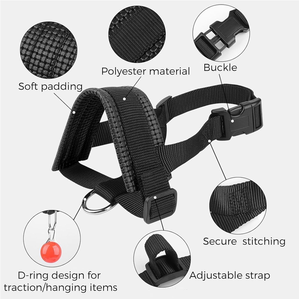 Adjustable Nylon Dog Muzzle - Comfort & Control for Small to Large Breeds