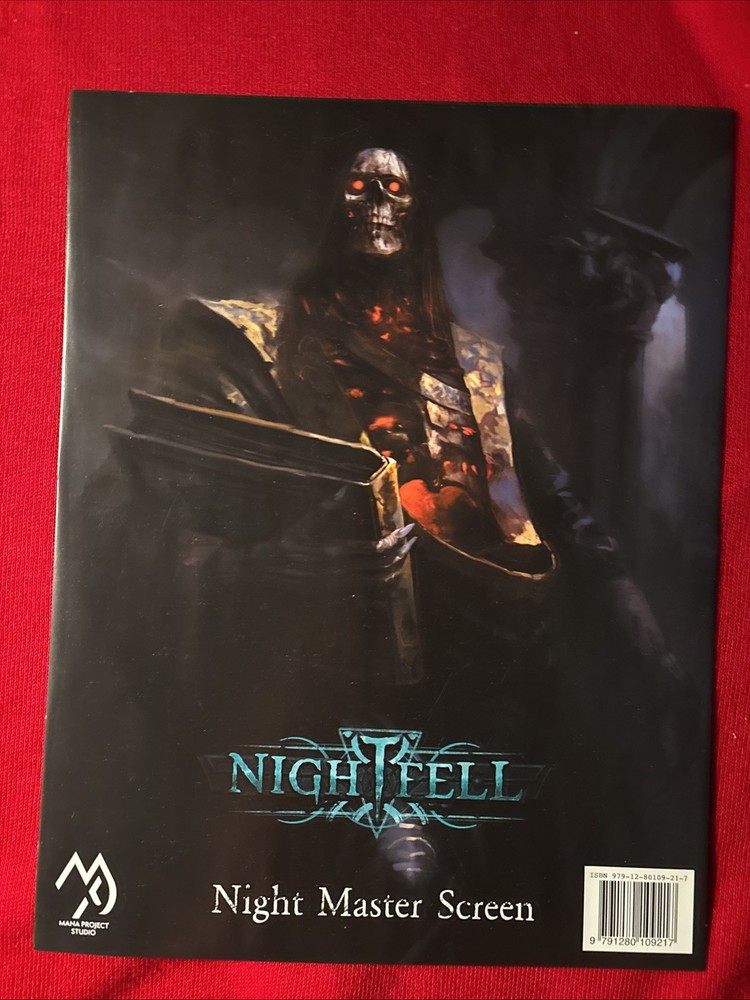 Nightfell 5E Night Master’s Screen – Grimdark GM Tool MPS10014 🕯️💀