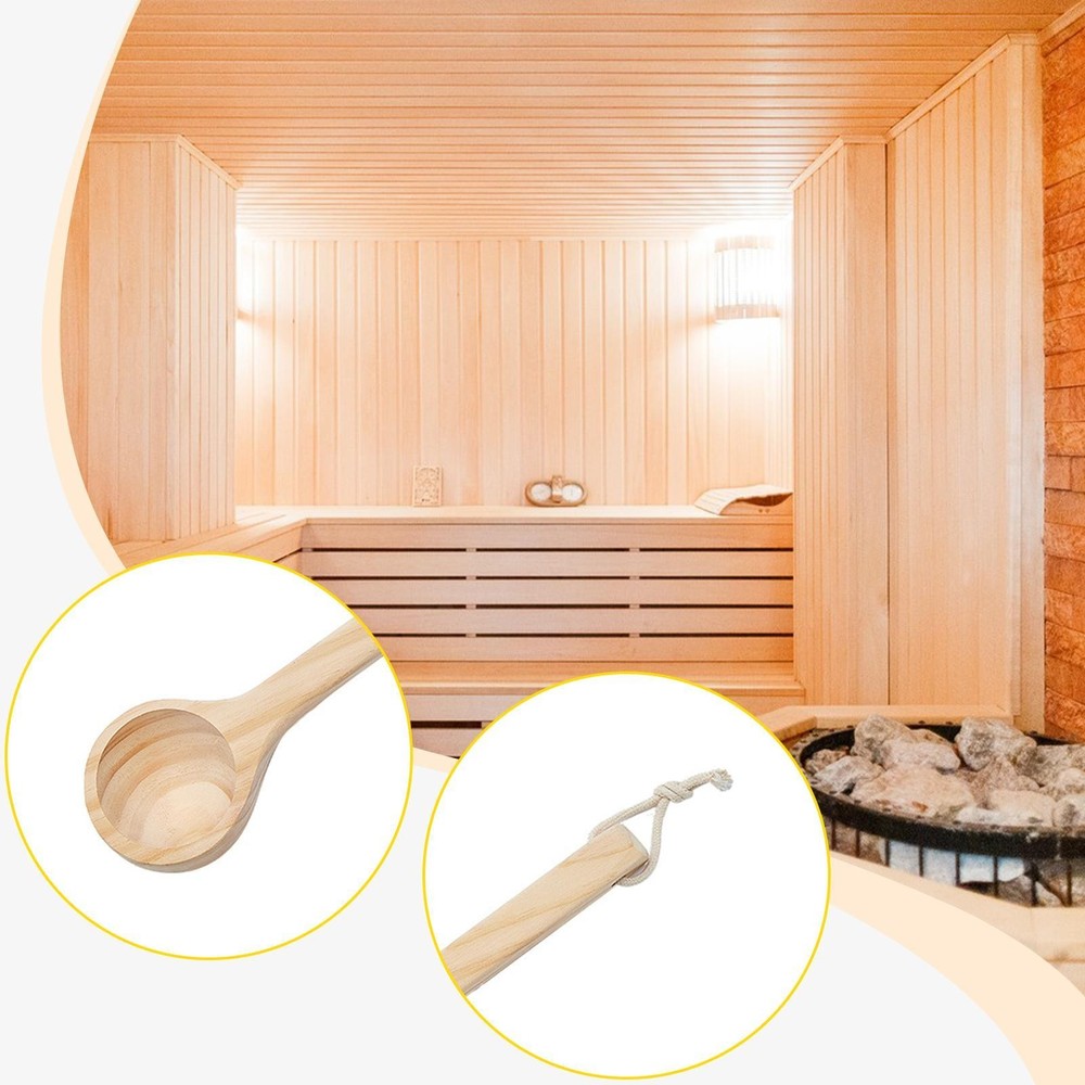 Sauna Ladle Ergonomic Handle Professional Multipurpose Portable Gift Practical