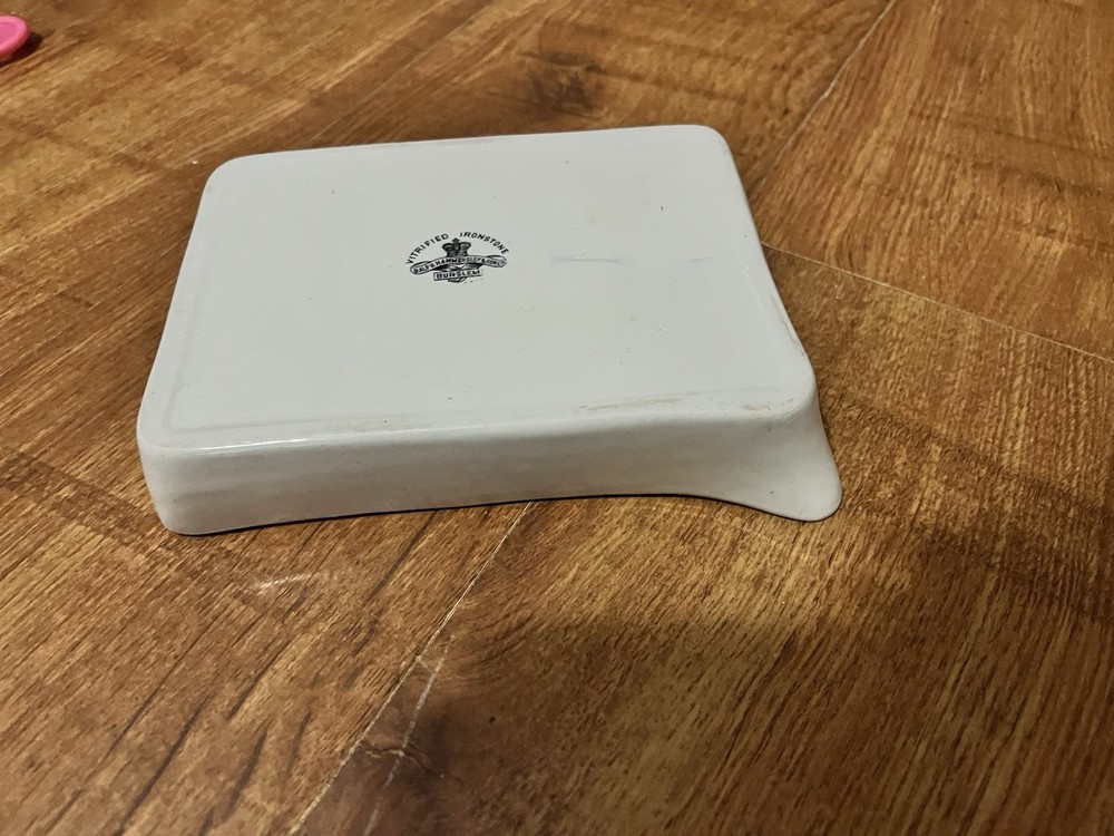 VINTAGE~ The Victoria" developing dish IRONSTONE