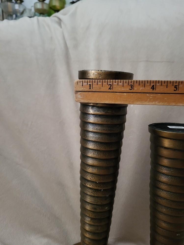 Crate and Barrel Candle Holders.
