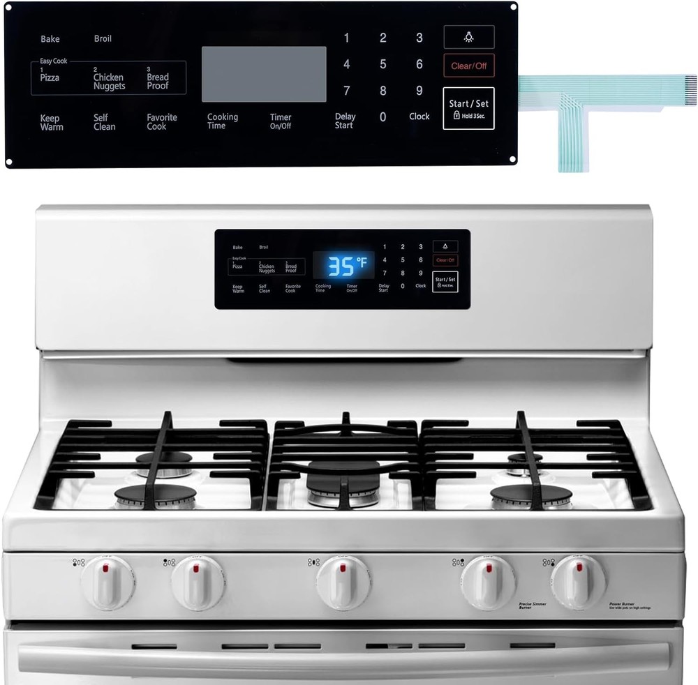 For Samsung Gas Range Touch Control Panel Membrane Switch Display DG34-00025A