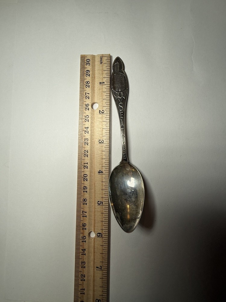 Vintage Seattle Marked Sterling Souvenir Spoon