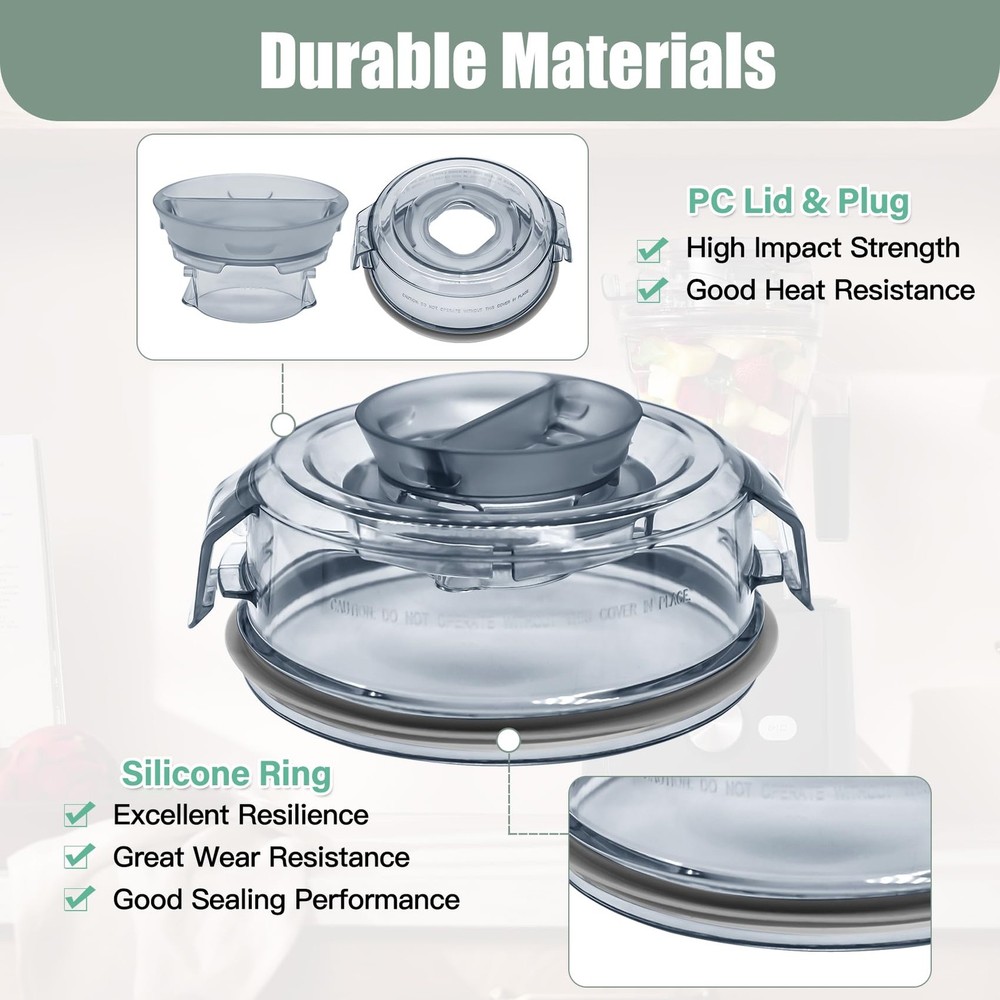 Replacement Lid Compatible with 48 oz Container A3500 A2500 A3300 A2300, Top ...