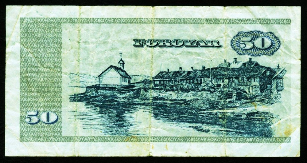 FAROE ISLANDS. 50 Kronur 1987. 20c