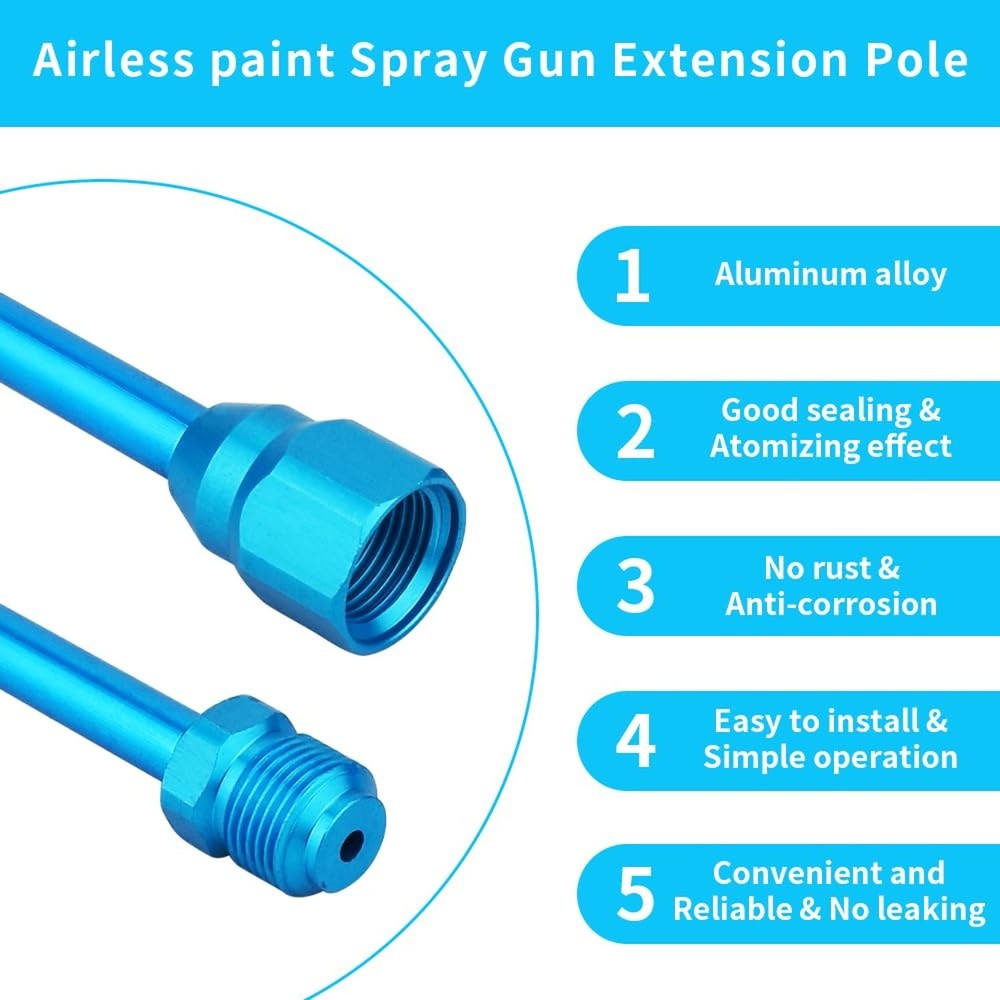 Airless Spray Gun Paint Edger Guide Edge Spray Tool Paint Accessory Extension...