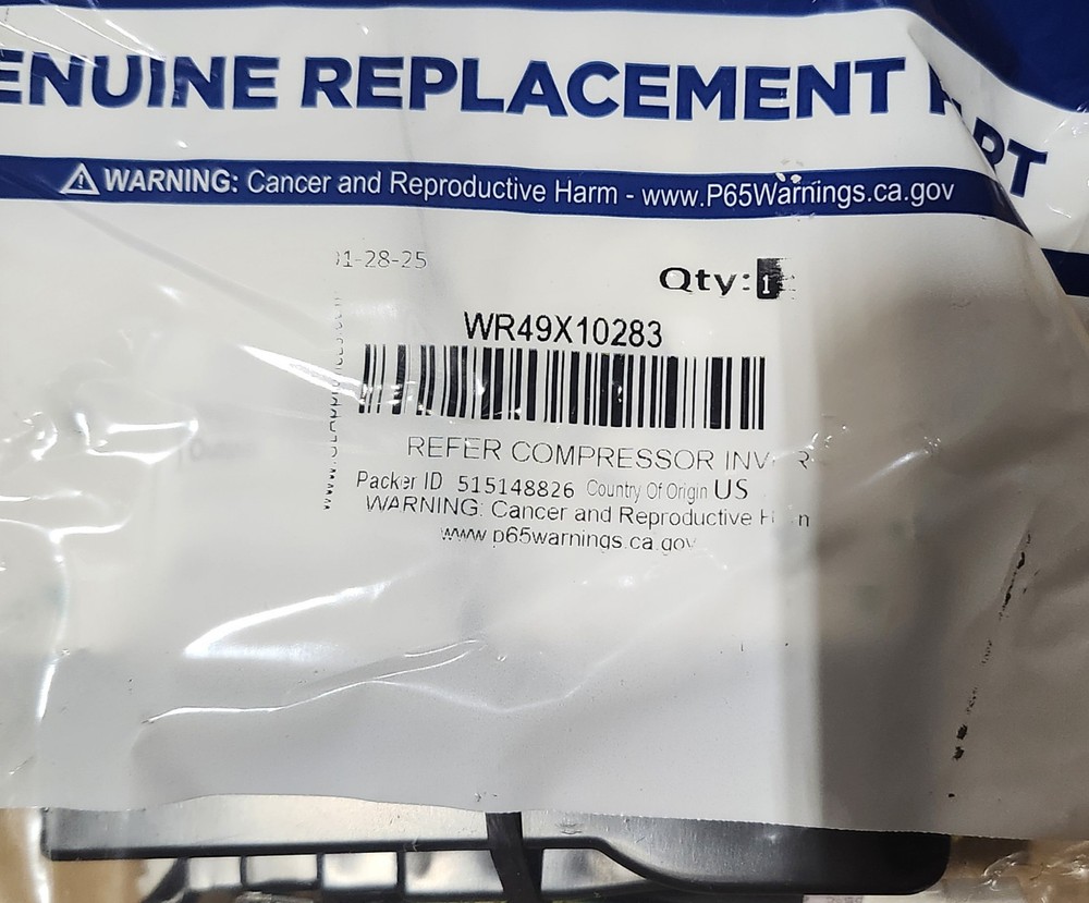 GE WR49X10283 OEM Refrigerator Inverter Control Board